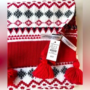 Talbots Fair Isle Nordic Scarf, NEW WITH TAGS, good gift